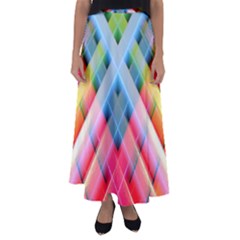 Graphics Colorful Colors Wallpaper Graphic Design Flared Maxi Skirt