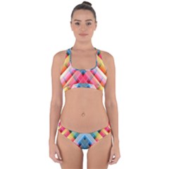 Graphics Colorful Colors Wallpaper Graphic Design Cross Back Hipster Bikini Set