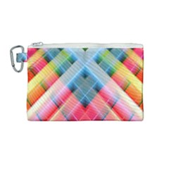 Graphics Colorful Colors Wallpaper Graphic Design Canvas Cosmetic Bag (Medium)