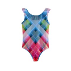 Graphics Colorful Colors Wallpaper Graphic Design Kids  Frill Swimsuit