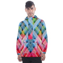 Graphics Colorful Colors Wallpaper Graphic Design Men s Front Pocket Pullover Windbreaker by Amaryn4rt