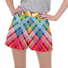 Graphics Colorful Colors Wallpaper Graphic Design Women s Ripstop Shorts