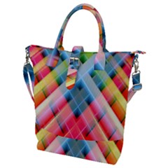 Graphics Colorful Colors Wallpaper Graphic Design Buckle Top Tote Bag