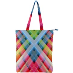 Graphics Colorful Colors Wallpaper Graphic Design Double Zip Up Tote Bag