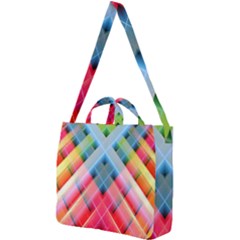 Graphics Colorful Colors Wallpaper Graphic Design Square Shoulder Tote Bag