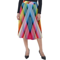 Graphics Colorful Colors Wallpaper Graphic Design Classic Velour Midi Skirt 