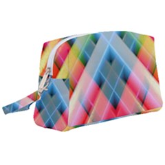 Graphics Colorful Colors Wallpaper Graphic Design Wristlet Pouch Bag (Large)