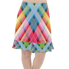 Graphics Colorful Colors Wallpaper Graphic Design Fishtail Chiffon Skirt