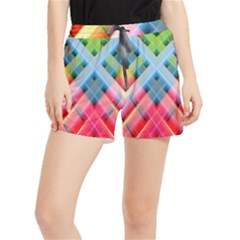 Graphics Colorful Colors Wallpaper Graphic Design Women s Runner Shorts