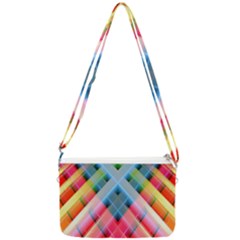 Graphics Colorful Colors Wallpaper Graphic Design Double Gusset Crossbody Bag