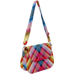 Graphics Colorful Colors Wallpaper Graphic Design Saddle Handbag