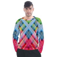 Graphics Colorful Colors Wallpaper Graphic Design Men s Long Sleeve Raglan Tee