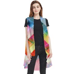 Graphics Colorful Colors Wallpaper Graphic Design Sleeveless Chiffon Waistcoat Shirt