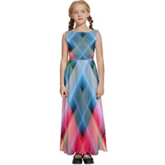 Graphics Colorful Colors Wallpaper Graphic Design Kids  Satin Sleeveless Maxi Dress