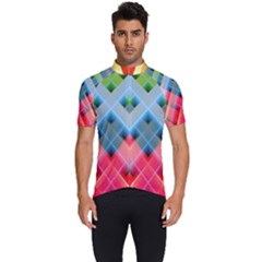 Graphics Colorful Colors Wallpaper Graphic Design Men s Short Sleeve Cycling Jersey