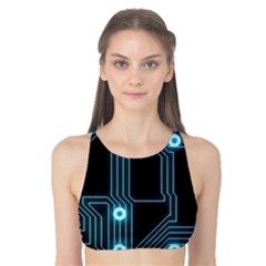 A Completely Seamless Background Design Circuitry Tank Bikini Top by Amaryn4rt