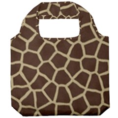 Giraffe Animal Print Skin Fur Foldable Grocery Recycle Bag by Amaryn4rt