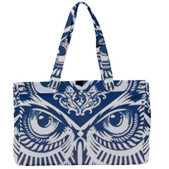 Owl Canvas Work Bag by Amaryn4rt
