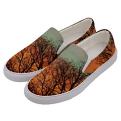 Twilight Sunset Sky Evening Clouds Men s Canvas Slip Ons by Amaryn4rt