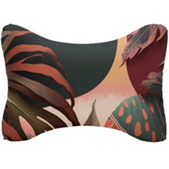 Leaves Foliage Plants Seat Head Rest Cushion