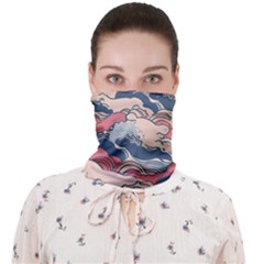 Waves Ocean Sea Water Pattern Rough Seas Face Covering Bandana (Adult)