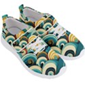 Waves Ocean Sea Abstract Whimsical Abstract Art 6 Men s Velcro Strap Shoes View3