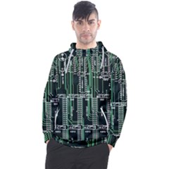 Printed Circuit Board Circuits Men s Pullover Hoodie by Celenk