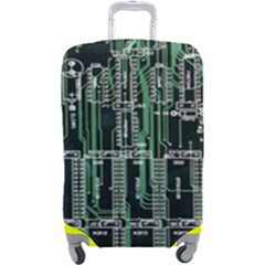 Printed Circuit Board Circuits Luggage Cover (large)