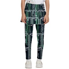 Printed Circuit Board Circuits Kids  Skirted Pants by Celenk