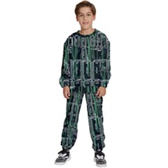 Printed Circuit Board Circuits Kids  Sweatshirt Set by Celenk