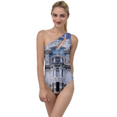 Squad Latvia Architecture To One Side Swimsuit