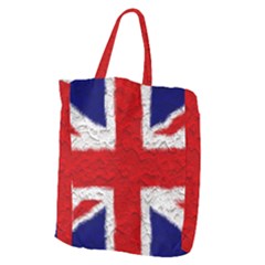 Union Jack Flag National Country Giant Grocery Tote by Celenk