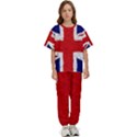 Union Jack Flag National Country Kids  Tee and Pants Sports Set View1