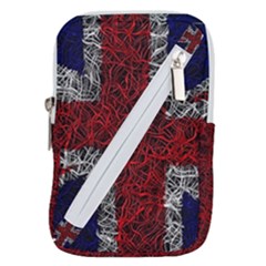 Union Jack Flag Uk Patriotic Belt Pouch Bag (large) by Celenk