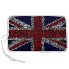 Union Jack Flag Uk Patriotic Pen Storage Case (l) by Celenk