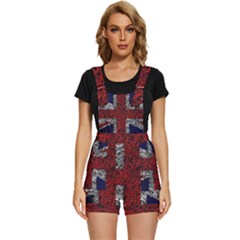 Union Jack Flag Uk Patriotic Short Overalls by Celenk