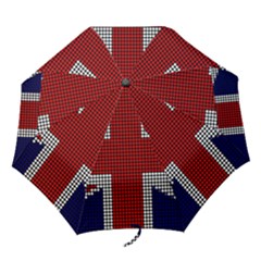 Union Jack Flag British Flag Folding Umbrellas by Celenk