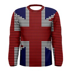 Union Jack Flag British Flag Men s Long Sleeve Tee by Celenk