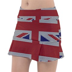 Union Jack Flag British Flag Classic Tennis Skirt