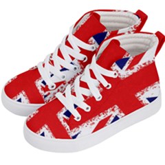 Union Jack London Flag Uk Kids  Hi-top Skate Sneakers by Celenk