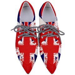 Union Jack London Flag Uk Pointed Oxford Shoes by Celenk