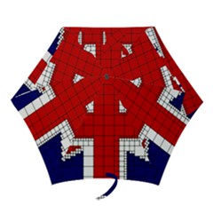 Union Jack Flag Uk Patriotic Mini Folding Umbrellas by Celenk