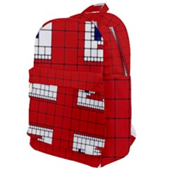 Union Jack Flag Uk Patriotic Classic Backpack