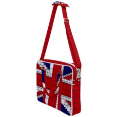 Union Jack Flag Uk Patriotic Cross Body Office Bag by Celenk