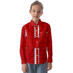 Union Jack Flag Uk Patriotic Kids  Long Sleeve Shirt