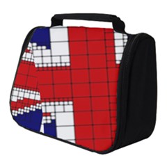 Union Jack Flag Uk Patriotic Full Print Travel Pouch (Small)