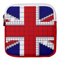 Union Jack Flag Uk Patriotic Mini Square Pouch