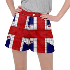 Union Jack Flag Uk Patriotic Women s Ripstop Shorts