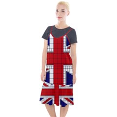 Union Jack Flag Uk Patriotic Camis Fishtail Dress