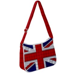 Union Jack Flag Uk Patriotic Zip Up Shoulder Bag